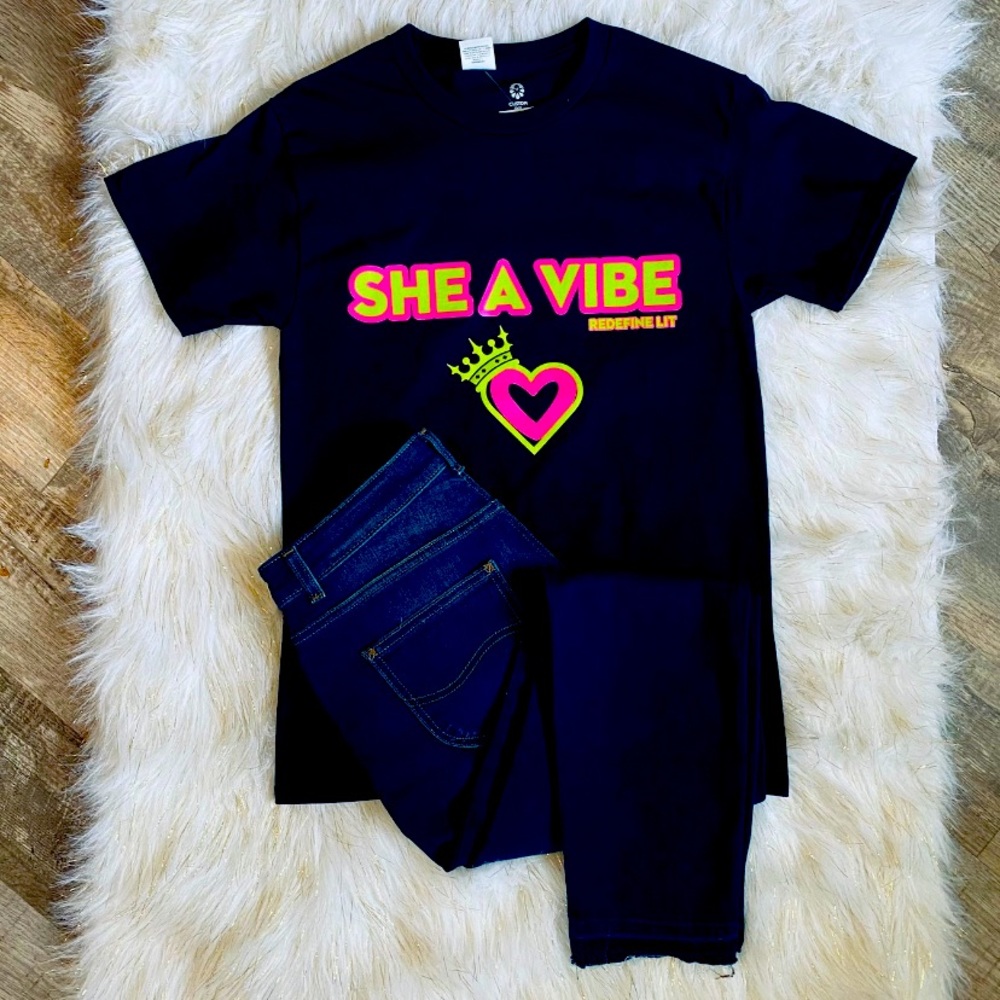 She A Vibe Top Inspired By Tiktok Influencer Lulaboi Size Large